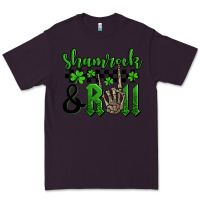 Plum St. Patrick's Day Shamrock and roll Premium Tee - OliviaCreatesArt