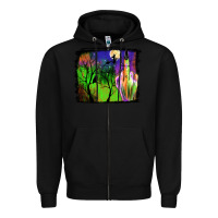 Black halloween background Zipper Hoodie - JahusDesignShop