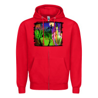 Red halloween background Zipper Hoodie - JahusDesignShop