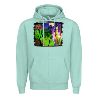 Seafoam halloween background Zipper Hoodie - JahusDesignShop
