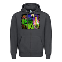 Smoke halloween background Zipper Hoodie - JahusDesignShop
