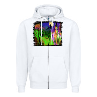 White halloween background Zipper Hoodie - JahusDesignShop
