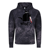 Cloud Black Halloween Cat With Knife What Vintage Hoodie - linhVisuals