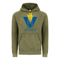 Vintage Olive university of vincennes Vintage Hoodie - linhVisuals