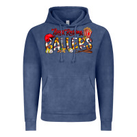 Vintage Denim busy raising ballers Vintage Hoodie - CowhideDigitalArt