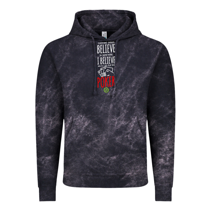 Poker Card Player Believe In Something Vintage Hoodie by linhVisuals | Teevron