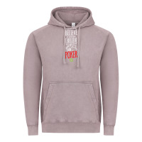 Vintage Zinc poker card player believe in something Vintage Hoodie - linhVisuals
