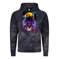 Cloud Black concert wrld Vintage Hoodie - linhVisuals