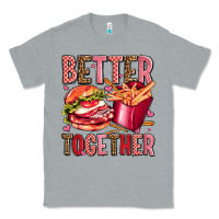 Heather Grey hamburger potatoes better together olivia Classic Tee - OliviaCreatesArt