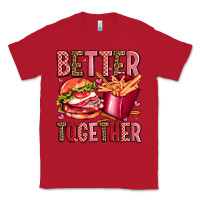 Red hamburger potatoes better together olivia Classic Tee - OliviaCreatesArt