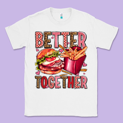 Hamburger Potatoes Better Together Olivia Classic Tee Designed By Oliviacreatesart