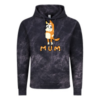 Cloud Black bluey mom Vintage Hoodie - linhVisuals