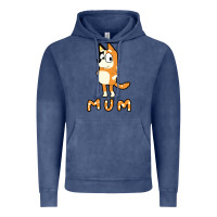 Vintage Denim bluey mom Vintage Hoodie - linhVisuals