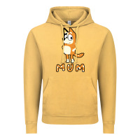 Vintage Mustard bluey mom Vintage Hoodie - linhVisuals