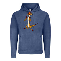 Vintage Denim Timon Funny Vintage Hoodie - linhVisuals