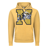 Vintage Mustard navy midshipmen Vintage Hoodie - linhVisuals