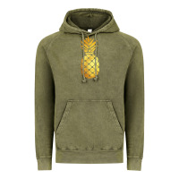 Vintage Olive gold pineapple Vintage Hoodie - linhVisuals
