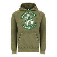 Vintage Olive hibernian edinburg Vintage Hoodie - linhVisuals