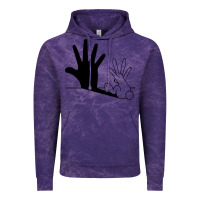 Cloud Purple rabbit hand shadow Vintage Hoodie - linhVisuals