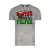 Cloud Rock Santa's Little Yelper Vintage Tee - FaDigitalArtStudio