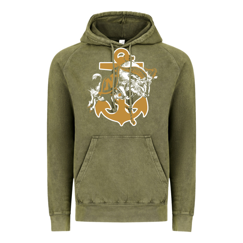 Navy Midshipmen Vintage Hoodie by linhVisuals | Teevron