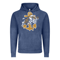 Vintage Denim navy midshipmen Vintage Hoodie - linhVisuals