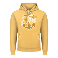 Vintage Mustard navy midshipmen Vintage Hoodie - linhVisuals