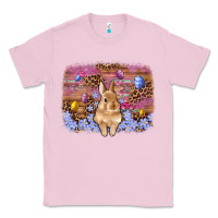 Bubblegum Pink easter bunny egg leopard background Classic Tee - Artiststas