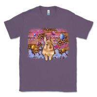Lavender easter bunny egg leopard background Classic Tee - Artiststas