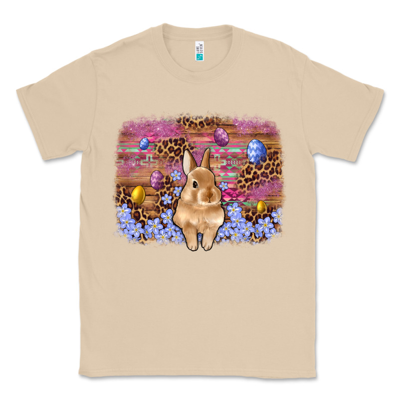 Easter Bunny Egg Leopard Background Classic Tee by Artiststas | Teevron