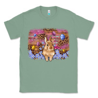 Sage easter bunny egg leopard background Classic Tee - Artiststas