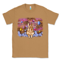 Toasted Coconut easter bunny egg leopard background Classic Tee - Artiststas