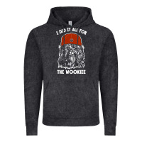 Vintage Black i did it all for the wookiee Vintage Hoodie - linhVisuals