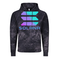 Cloud Black solana cryptocurrency solana Vintage Hoodie - linhVisuals