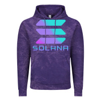 Cloud Purple solana cryptocurrency solana Vintage Hoodie - linhVisuals