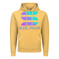 Vintage Mustard solana cryptocurrency solana Vintage Hoodie - linhVisuals
