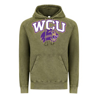 Vintage Olive western carolina catamounts Vintage Hoodie - linhVisuals