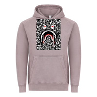 Vintage Zinc Bape Shark Army Vintage Hoodie - linhVisuals