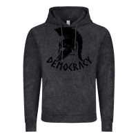 Vintage Black democracy Vintage Hoodie - linhVisuals