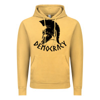 Vintage Mustard democracy Vintage Hoodie - linhVisuals