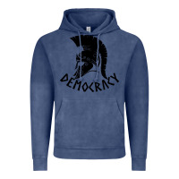 Vintage Denim democracy Vintage Hoodie - linhVisuals