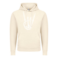 Vintage Artic rock on skeleton hand Vintage Hoodie - linhVisuals