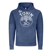 Vintage Denim the town Vintage Hoodie - linhVisuals