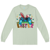 Matcha Happy Easter Gamer Long Sleeve Tee - CowhideDigitalArt