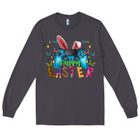 Smoke Happy Easter Gamer Long Sleeve Tee - CowhideDigitalArt