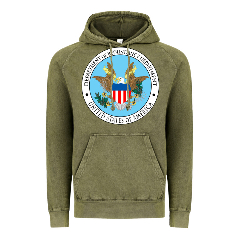 Department Of Redundancy Department Vintage Hoodie by linhVisuals | Teevron