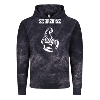 Cloud Black scorpion Vintage Hoodie - linhVisuals