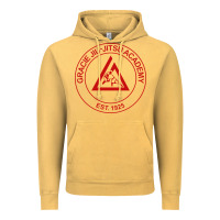 Vintage Mustard gracie jiu jitsu academy Vintage Hoodie - linhVisuals