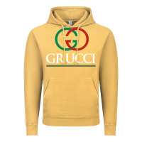 Vintage Mustard grucci Vintage Hoodie - linhVisuals