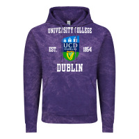 Cloud Purple university college dublin Vintage Hoodie - linhVisuals